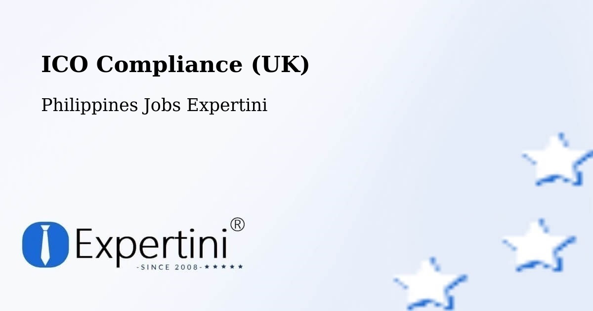 UK Data Protection & ICO Compliance – Bulusan - Philippines Jobs Expertini