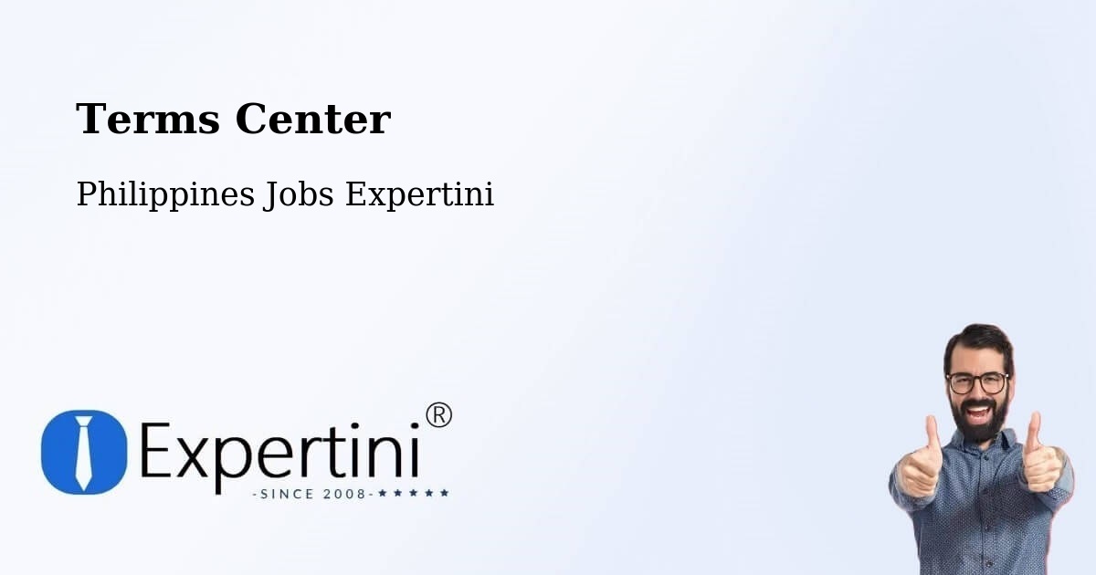 Terms of Service – Bulusan - Philippines Jobs Expertini